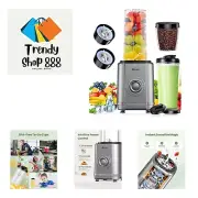 1200W Blender for Shakes and Smoothies, Personal Blender with 6-Edge Blade, 2...