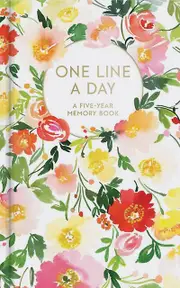 Floral One Line A Day A Fiveyear Memory Book Paperback Book