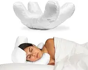 Flawless Face Pillow + Free White Satin Pillowcase! Beauty Sleep, Anti Wrinkles-Aging, Back Sleeping