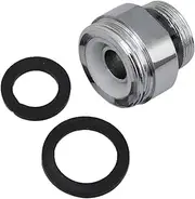 Mxfans Metal Faucet Tap Aerator Fitting Apater 22MM and 18MM Male Thread Aerator Connector