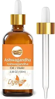 Crysalis Ashwagandha Pure Essential Oil (Withania somnifera) Steam Distilled Essential Oil 100ml