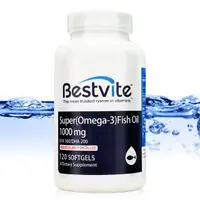 在飛比找momo購物網優惠-【美國BestVite】必賜力超級OMEGA-3魚油膠囊1瓶