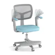 Costway Kids Swivel Chair Height Adjustable Computer Desk Chair Blue