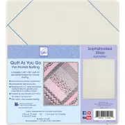 Quilt As You Go Printed Quilt Blocks On Batting Sophisticated Strips