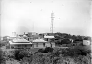 Currie King Island Tasmania 1915 - The Currie Lighthouse and a num- Old Photo