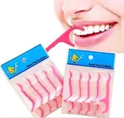 Spancare 1x30 Tooth Cleaning Dental Floss Tooth Picks Stick Set for Clean Teeth Oral Care