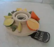 S'Toppers - Fruit - Candle / Jar Topper / Capper - Soot Stopper - New
