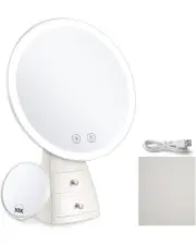 Large Rechargeable Lighted Makeup Mirror