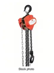 Dayton 1Vw57B Manual Chain Hoist,2000 Lb.,Lift 20 Ft.