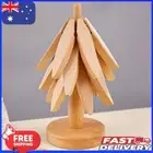 Tree Design Stand Wooden Trivets Non-Slip Coaster Trivet Set for Teapot Hot Pots