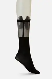 Sheer & Solid Knee Socks