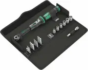 Wera Click-Torque A 6 Set 1 Adjustable Torque Wrench Set, 14 Hex Drive, 2.5-25