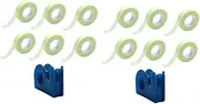 minkissy 2 Sets Soft Skin-Friendly Lash Extension Tapes with Eyelash Tape Cutter for Makeup Artists