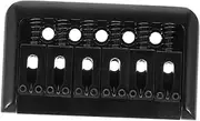 SUPVOX 1 Set Electric Guitar Hardtail Bridge Fixed Bridge Accessories Black Easy Installation for DIY Guitarists Replacement