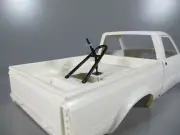 R/C Toy Tire Bed Rack Mount for Tamiya 1/10 Ford F350 Hilux Tundra Unimog Truck