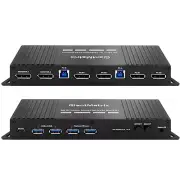 Display Port kvm Switch 2 Monitors 2 Computers 8K@60Hz 4K@60Hz /144Hz /175Hz/240