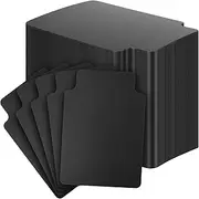 Homakover Tall Trading Card Dividers, 0.8MM Thick Polypropylene, Clear/Transparent, 50 Pack, Letter Size, 4.2 x 2.8 inches, Perfect for Top Loaders and Card Boxes