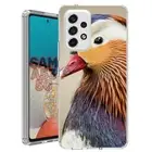 For Samsung Galaxy A23 5g A52 A53 TPU Case Cover+Glass(Mandarin Duck)