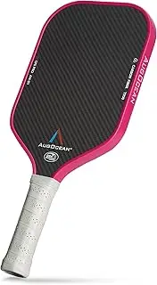 Pickleball Paddles,3K Raw Carbon Fiber Pickleball Paddle Surface with Great Grit & Spin,T700 Pickleball Rackets with Excellent Power,Control & Balance,USAPA Approved,1 Cover,3 Tapes