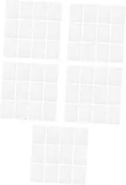COHEALI 5sets Blank PVC Cards White Business Card Printer Paper DIY Invitations Note Greeting 20pcs*5