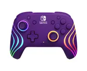 PDP Gaming Afterglow Wave Wireless Gaming Controller For Nintendo Switch Purple