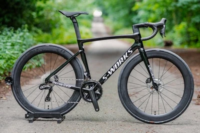 Specialized S Works Tarmac SL7 Ultegra Di2 Disc Bike 54cm Medium Carbon Wheels