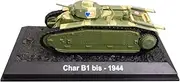 1/72 Scale Alloy WWII France Army Char B1 Bis Fighting Vehicle Tank Model Dis-Cast Battle Tank Collection for Enthusiast