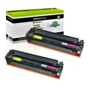 2PK Magenta CF403A 201A Toner Fits for HP Laserjet Pro M252 M252n M252dw M252dn