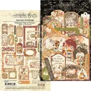 Graphic 45 Die-Cut Assortment-Tags & Frames, Autumn Greetings