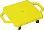 Indoor Scooter Board with Handles with Casters Portable Motor Skills Physical Education for Playground Homeschool Boys Girls
