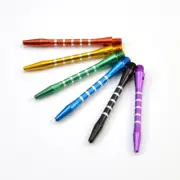 6 PCs Aluminum Darts 2ba Shafts 6 Colors Medium Harrows Throwi Dyxl Stems F1D1