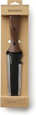 Barebones Living Hori Hori Classic Fixed Blade Knife Walnut Handle GDN-046