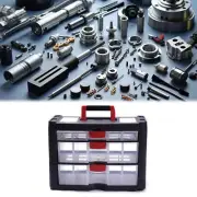 Drawer Type Tool Box Components Container Space-saving Transparent Toy Blocks