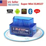 Super ELM327 V2.1 Bluetooth Compatible PIC18F25K80 Chip Works Diagnostic T.DD