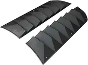 ABS Material Louvers Rear Window Compatible for Ford Mustang Dark Horse S650 EcoBoost 2.3L 5.0 GT Body Kit Exterior Accessories(Carbon Pattern)