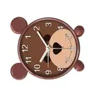 Brown Bear Kids Alarm Clock Early Childhood Education Desktop Children Silent A