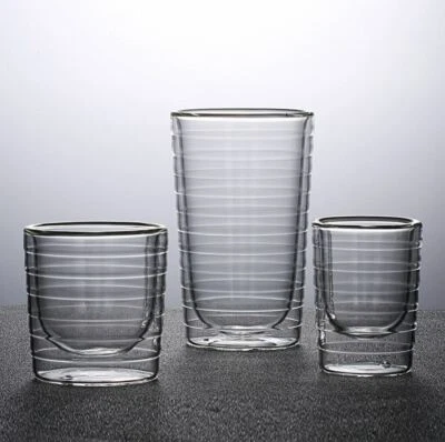 Nespresso Double Wall Coffee Cup Tea Cup Juice Mug Wine Glass Shots In 3 Sizes