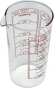 [Pyrex] Classic Heat Resistant Glass Measuring Jug 6-Pieces Set, 0.5 Litre Capacity