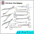 Body Piercing Tools Septum Hemostat Forceps Dermal Scissors Variations Set(PICK)
