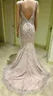 Jadore Beaded Evening Dress - Dusty Pink - Size AU6 - SALE!!!!