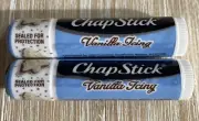 x2 CHAPSTICK VANILLA ICING