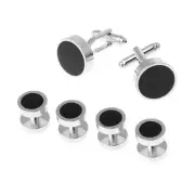 6Pcs Fashion Men s Tuxedo Cufflinks Formal Costume Shirt Studs Cuff Links Set