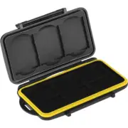 Ruggard Memory Card Case for 3 CF, 6 SD, and 6 microSD Cards MCH-S6F3B