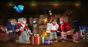 MINECRAFT VIDEO GAMES POSTER, BARGAIN,3, BUILDS BRICKS ,1