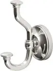Twin Robe Hook, Polished Nickel