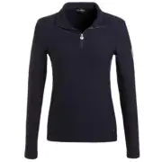 NWT GOLFINO Ladies 1329024 580 Techno Wool Sweater Navy Sz 2 8 14 NEW 5229224