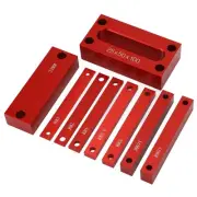 9PCS Height Gauge Blocks Woodworking Setup Bars For Milling Machine Table^