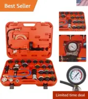28pcs Radiator Pressure Tester Kit Coolant Vacuum Refill System Leak