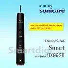 Philips Sonicare DiamondClean Smart toothbrush 9300 Series HX992B Handle Black