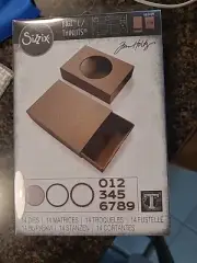 Tim Holtz Sizzix Die ~ MATCHBOX ~ Bigz L / Thinlits Alterations ~ 665439